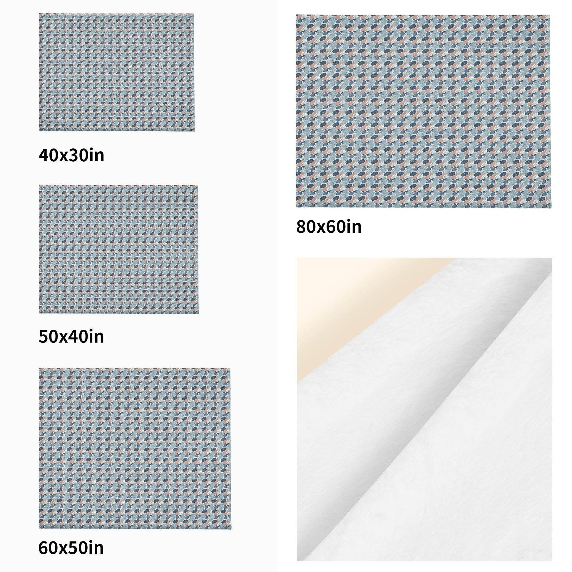 Cool Touch Horizontal Flannel Breathable Blanket 4 Sizes - DeRose Seasonal