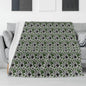 Scribbled Clovers Horizontal Flannel Breathable Blanket 4 Sizes - DeRose Seasonal