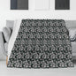 White Clovers Horizontal Flannel Breathable Blanket 4 Sizes - DeRose Seasonal