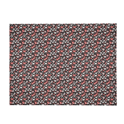 Colorful Hearts Horizontal Flannel Breathable Blanket 4 Sizes - DeRose Seasonal