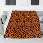 Halloween Bats Horizontal Flannel Breathable Blanket 4 Sizes - DeRose Seasonal
