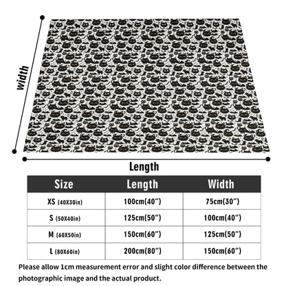 Crazy Cat Lady Horizontal Flannel Breathable Blanket 4 Sizes - DeRose Seasonal