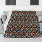 Jack-O-Lanterns Horizontal Flannel Breathable Blanket 4 Sizes - DeRose Seasonal