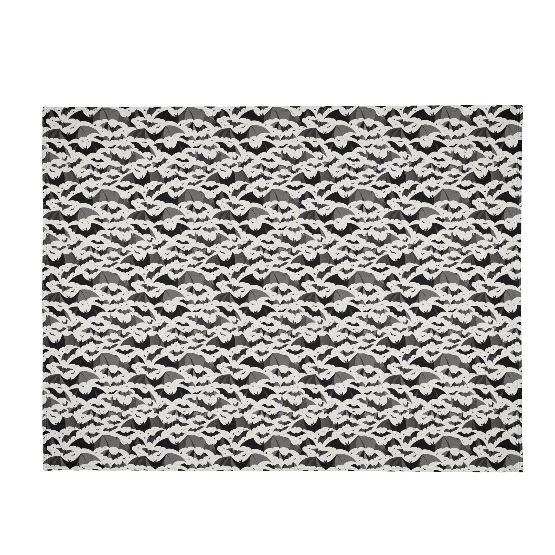 Bats Horizontal Flannel Breathable Blanket 4 Sizes - DeRose Seasonal