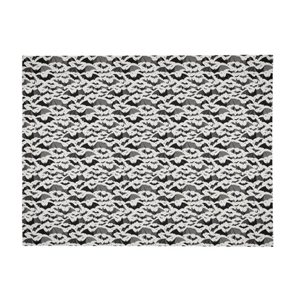 Bats Horizontal Flannel Breathable Blanket 4 Sizes - DeRose Seasonal