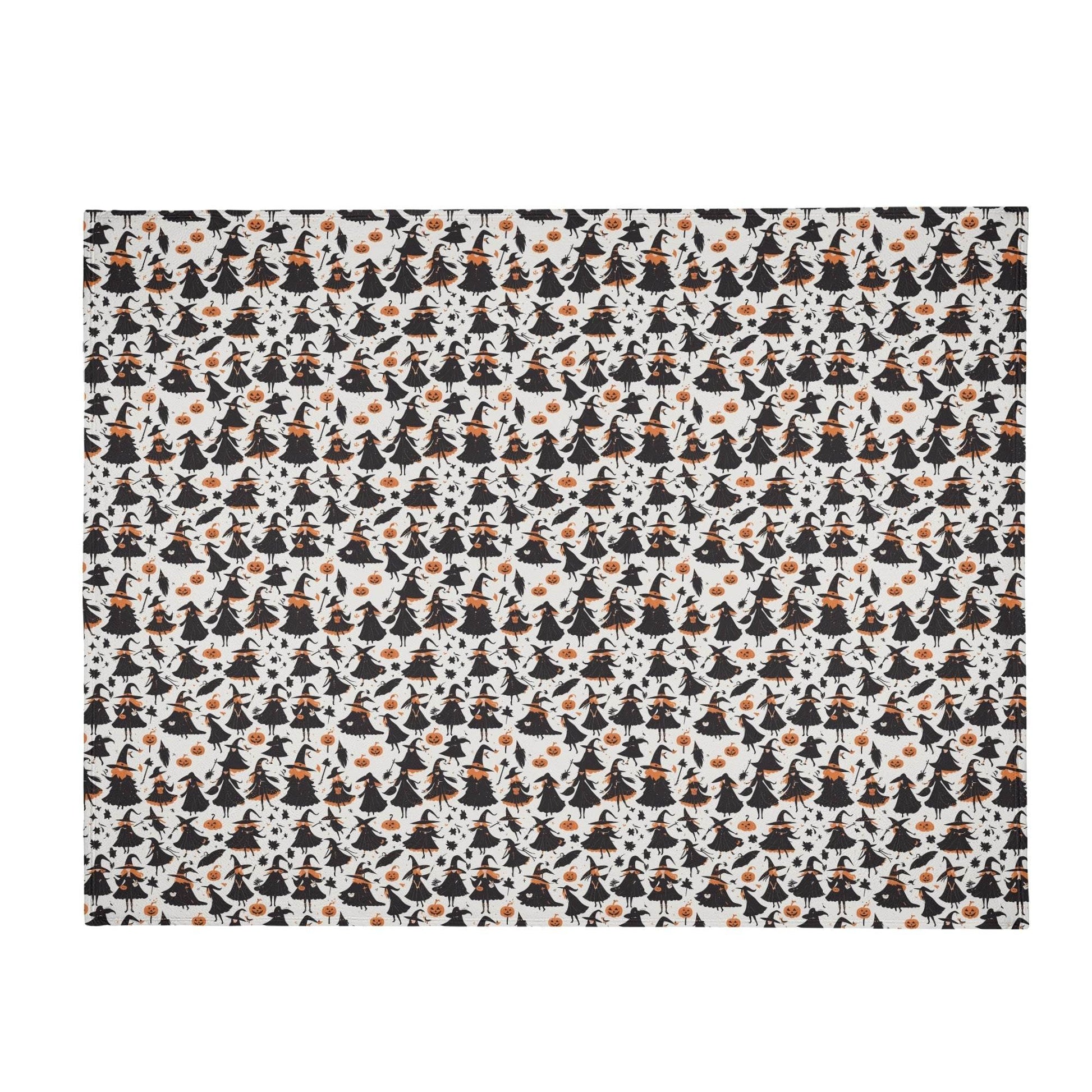 Witches Horizontal Flannel Breathable Blanket 4 Sizes - DeRose Seasonal