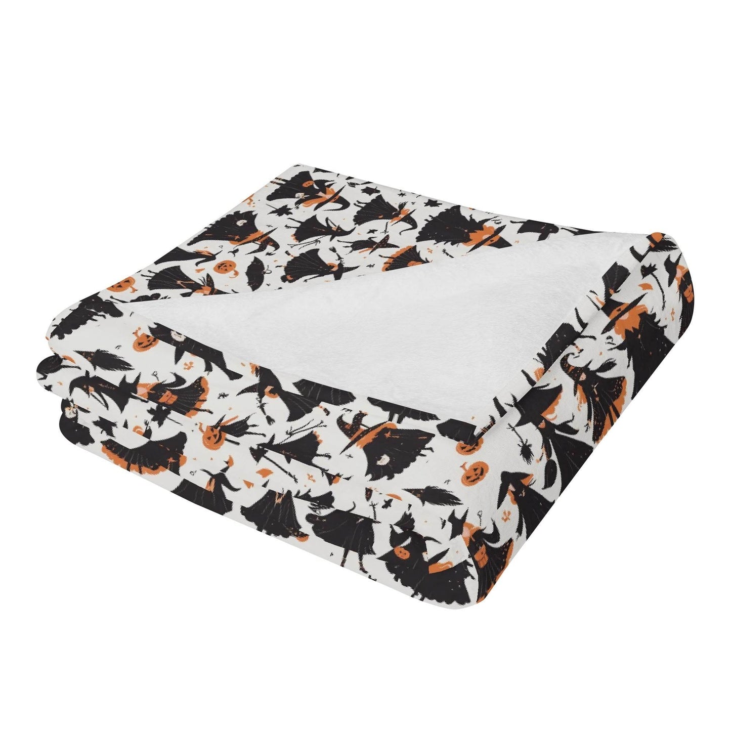 Witches Horizontal Flannel Breathable Blanket 4 Sizes - DeRose Seasonal