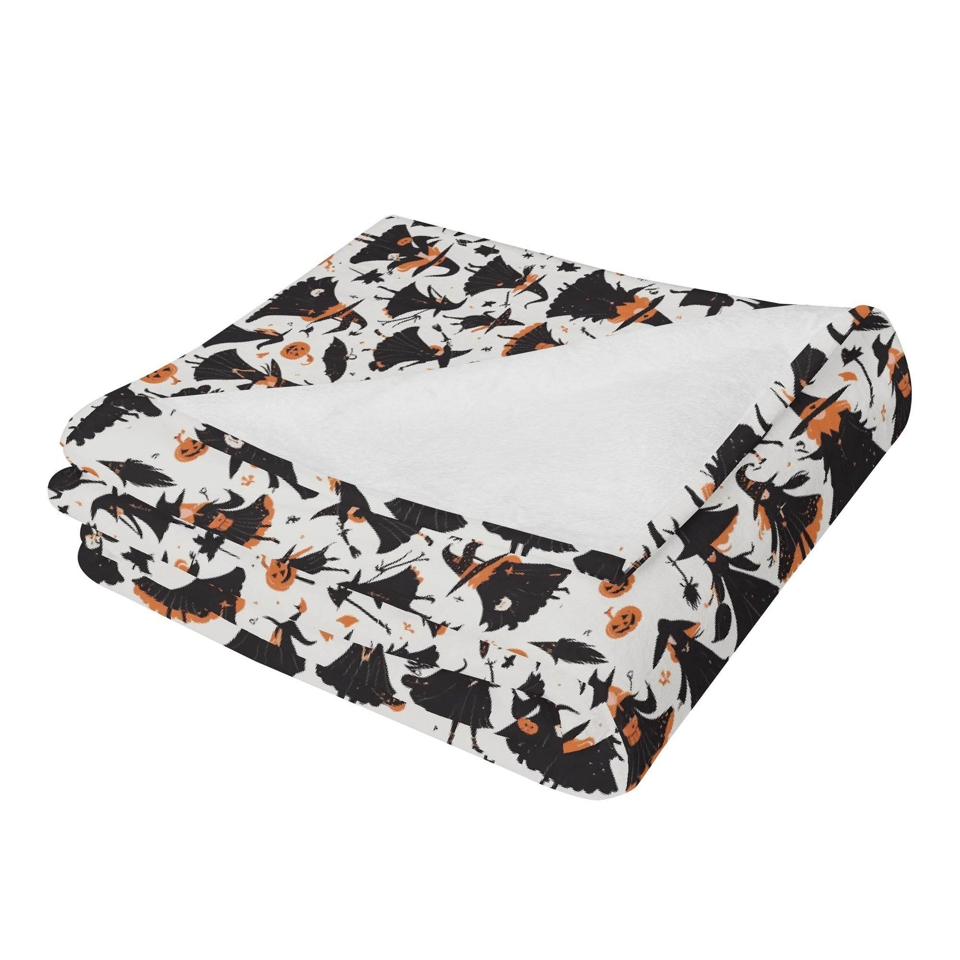 Witches Horizontal Flannel Breathable Blanket 4 Sizes - DeRose Seasonal