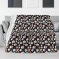 Cute Monster Witch Horizontal Flannel Breathable Blanket 4 Sizes - DeRose Seasonal