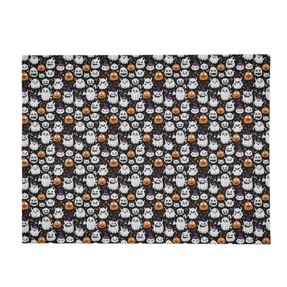 Cute Monster Witch Horizontal Flannel Breathable Blanket 4 Sizes - DeRose Seasonal