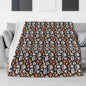 Cute Monsters Horizontal Flannel Breathable Blanket 4 Sizes - DeRose Seasonal