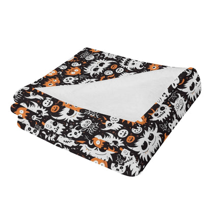 Cute Monsters Horizontal Flannel Breathable Blanket 4 Sizes - DeRose Seasonal