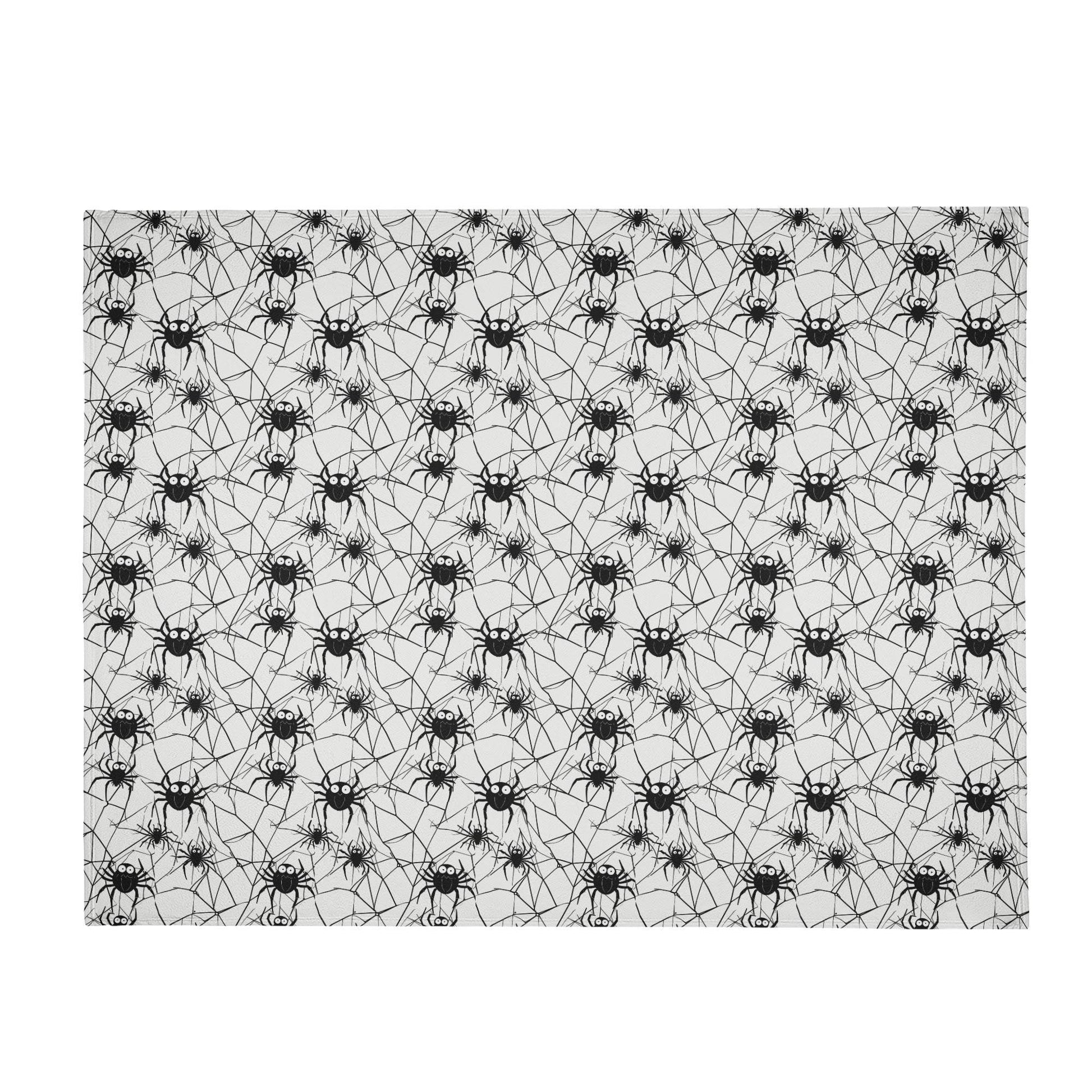 Cute Spiders Horizontal Flannel Breathable Blanket 4 Sizes - DeRose Seasonal