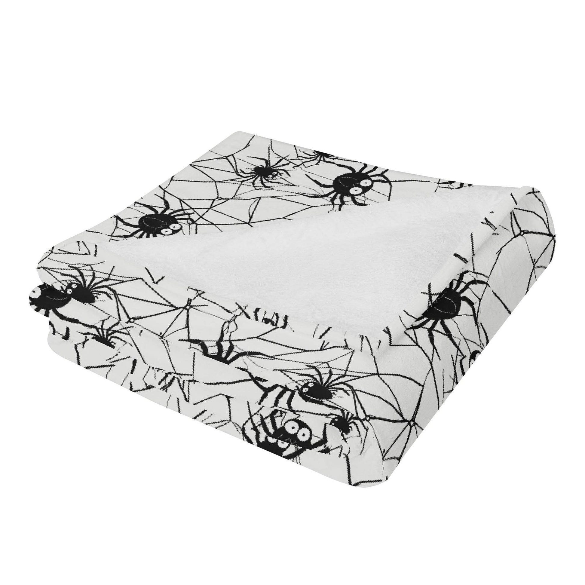 Cute Spiders Horizontal Flannel Breathable Blanket 4 Sizes - DeRose Seasonal