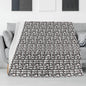 Cute Bunny Horizontal Flannel Breathable Blanket 4 Sizes - DeRose Seasonal