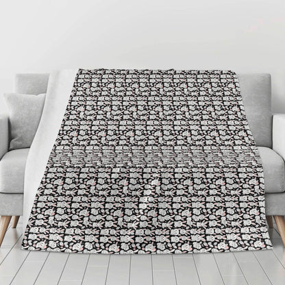 Cute Bunny Horizontal Flannel Breathable Blanket 4 Sizes - DeRose Seasonal
