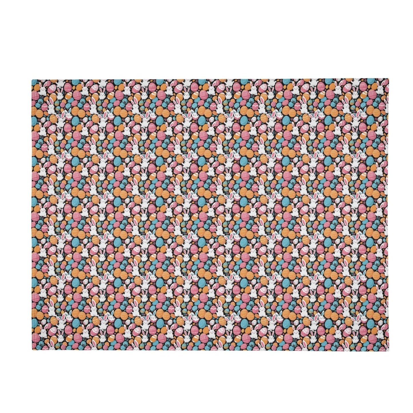 Fun Bunny Horizontal Flannel Breathable Blanket 4 Sizes - DeRose Seasonal