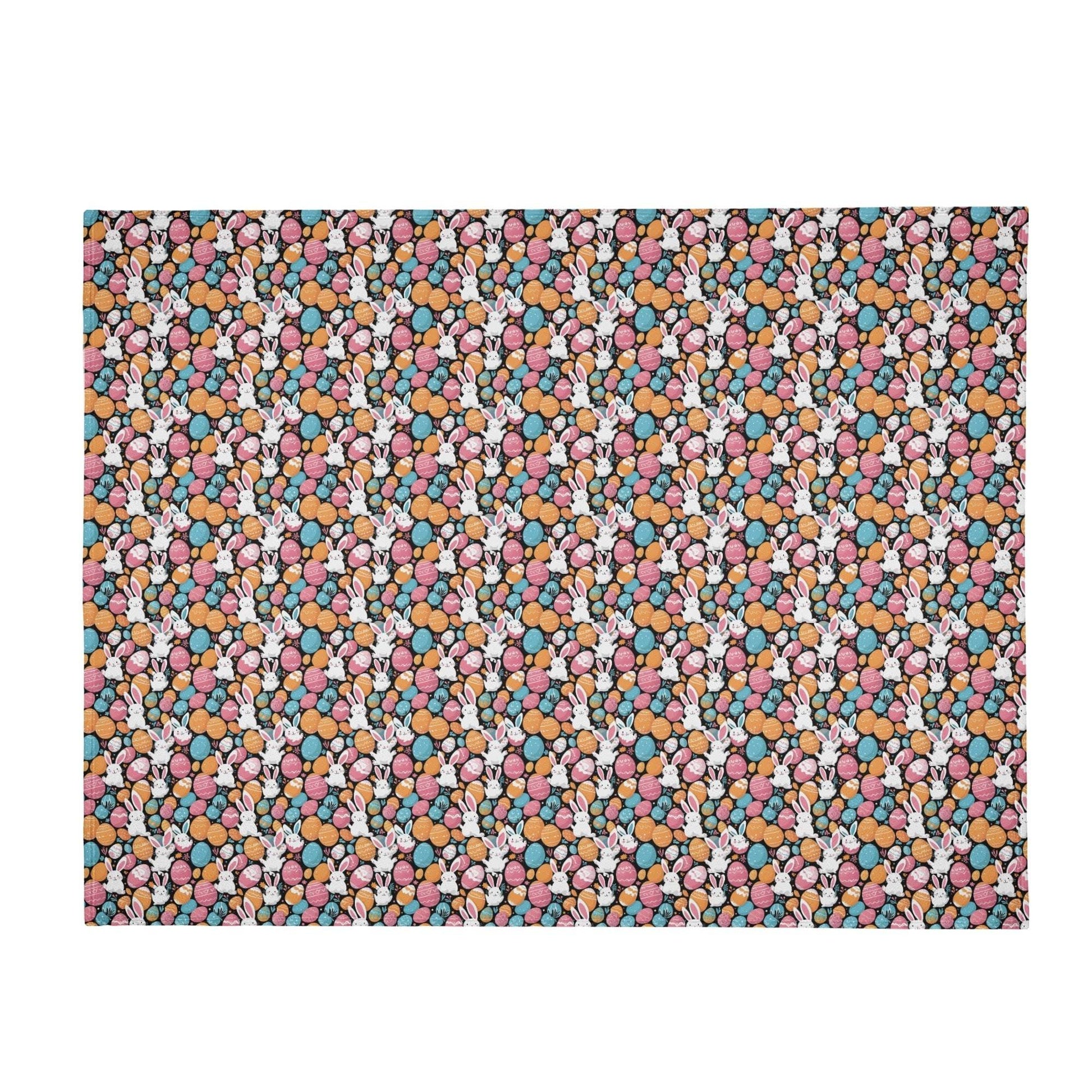 Fun Bunny Horizontal Flannel Breathable Blanket 4 Sizes - DeRose Seasonal