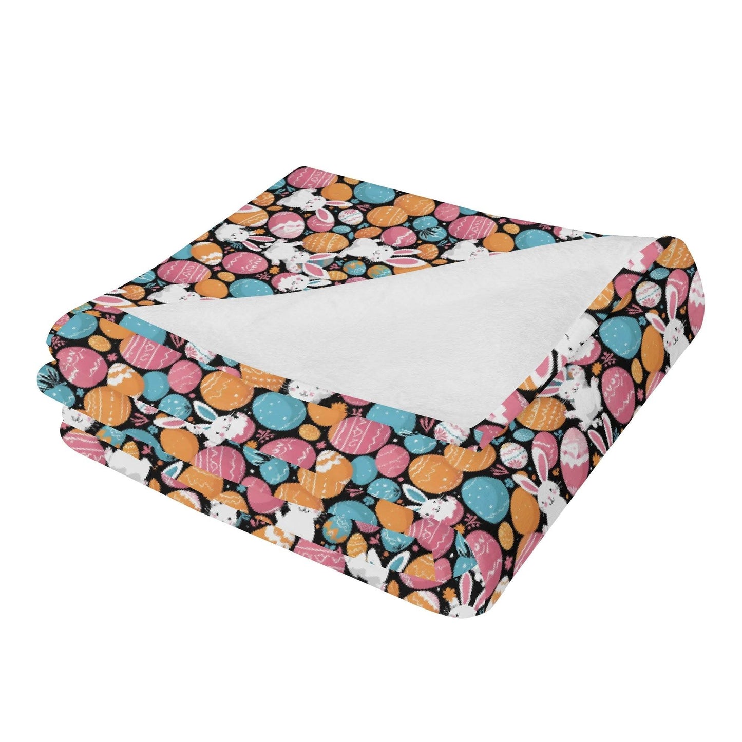 Fun Bunny Horizontal Flannel Breathable Blanket 4 Sizes - DeRose Seasonal