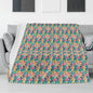 Festive Egg Horizontal Flannel Breathable Blanket 4 Sizes - DeRose Seasonal