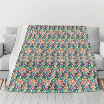 Festive Egg Horizontal Flannel Breathable Blanket 4 Sizes - DeRose Seasonal