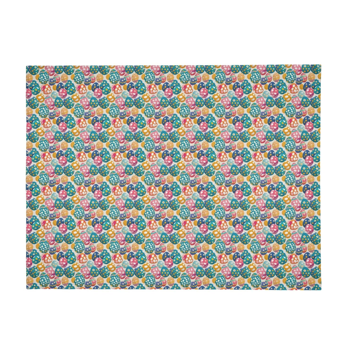 Festive Egg Horizontal Flannel Breathable Blanket 4 Sizes - DeRose Seasonal