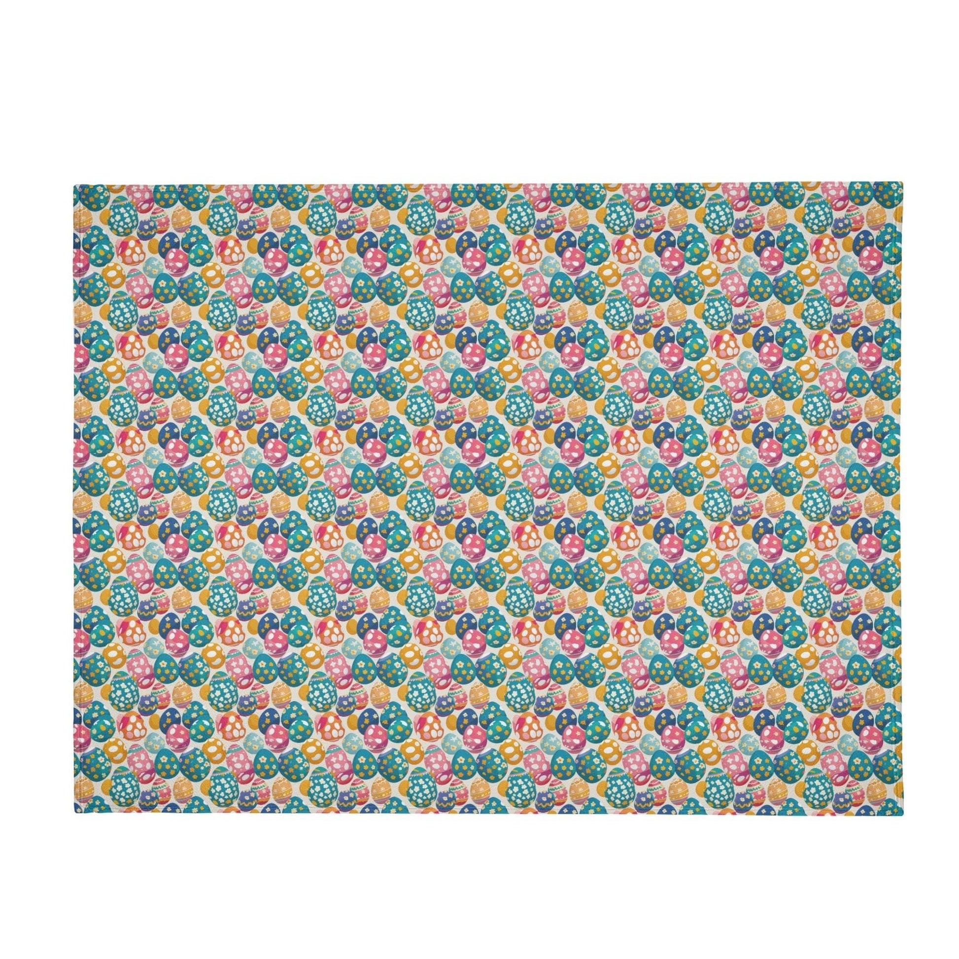 Festive Egg Horizontal Flannel Breathable Blanket 4 Sizes - DeRose Seasonal