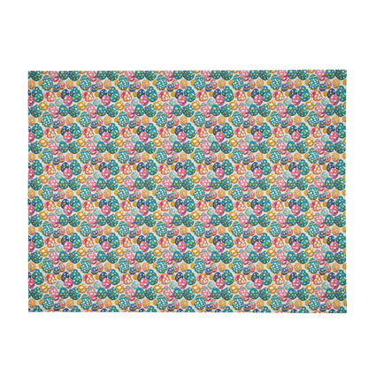 Festive Egg Horizontal Flannel Breathable Blanket 4 Sizes - DeRose Seasonal