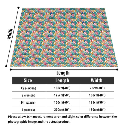 Festive Egg Horizontal Flannel Breathable Blanket 4 Sizes - DeRose Seasonal