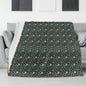 Snowflake Pine Horizontal Flannel Breathable Blanket 4 Sizes - DeRose Seasonal