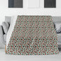 Holly Bows Horizontal Flannel Breathable Blanket 4 Sizes - DeRose Seasonal