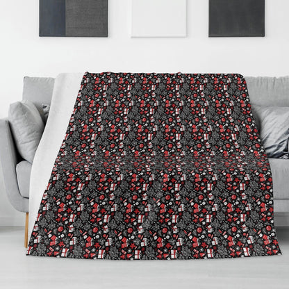 Christmas Gifts Horizontal Flannel Breathable Blanket 4 Sizes - DeRose Seasonal