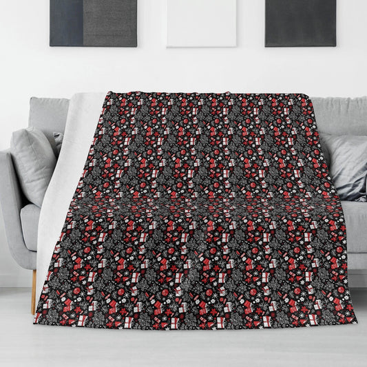 Christmas Gifts Horizontal Flannel Breathable Blanket 4 Sizes - DeRose Seasonal