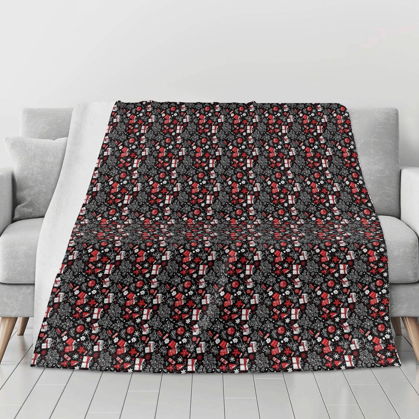 Christmas Gifts Horizontal Flannel Breathable Blanket 4 Sizes - DeRose Seasonal