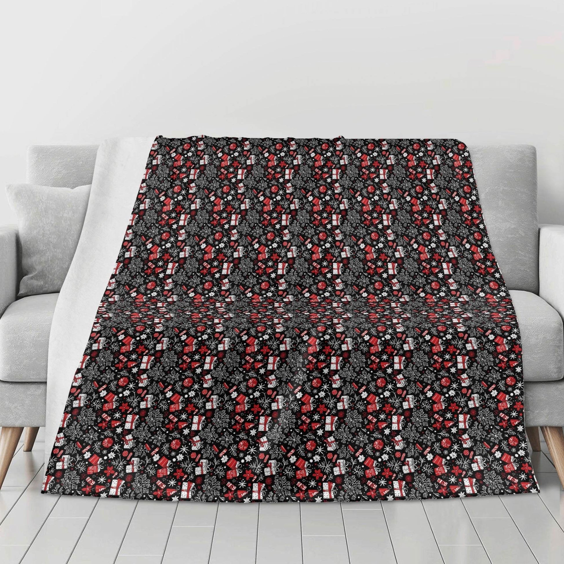 Christmas Gifts Horizontal Flannel Breathable Blanket 4 Sizes - DeRose Seasonal