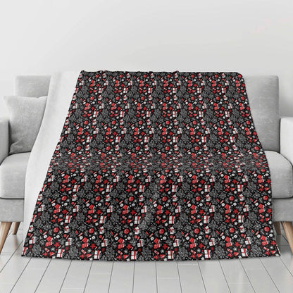Christmas Gifts Horizontal Flannel Breathable Blanket 4 Sizes - DeRose Seasonal