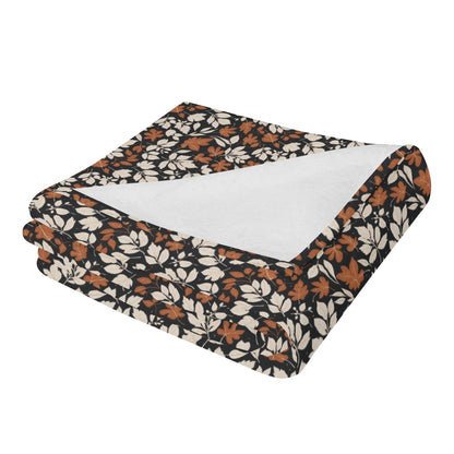 Dark Autumn Horizontal Flannel Breathable Blanket 4 Sizes - DeRose Seasonal