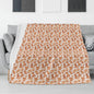 Autumn Leaves Horizontal Flannel Breathable Blanket 4 Sizes - DeRose Seasonal