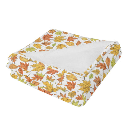Autumn Horizontal Flannel Breathable Blanket 4 Sizes - DeRose Seasonal