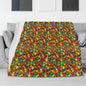 Colorful Leaves Horizontal Flannel Breathable Blanket 4 Sizes - DeRose Seasonal