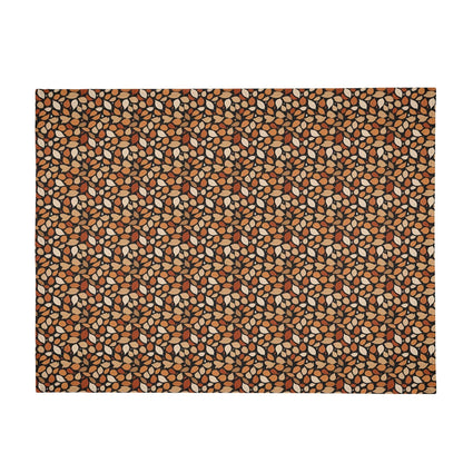 Red Leaves Horizontal Flannel Breathable Blanket 4 Sizes - DeRose Seasonal