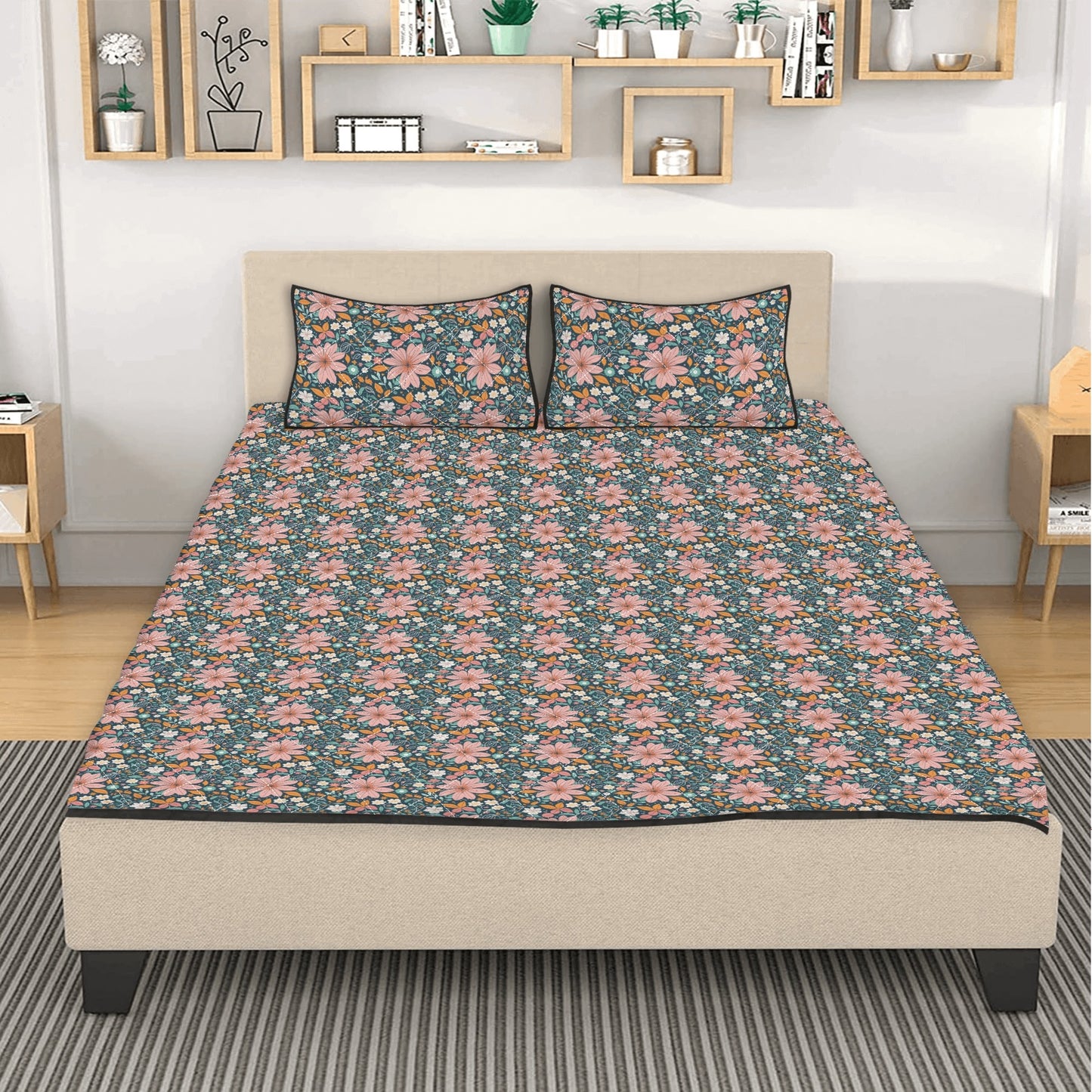 Wild Flowers Quilt Bedding Set - DeRose Seasonal