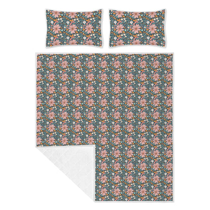 Wild Flowers Quilt Bedding Set - DeRose Seasonal