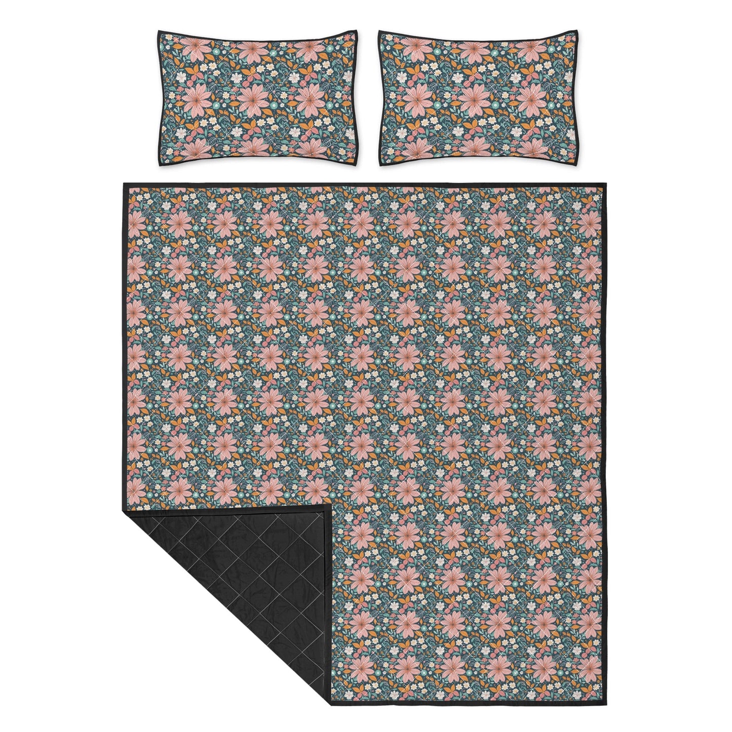 Wild Flowers Quilt Bedding Set - DeRose Seasonal