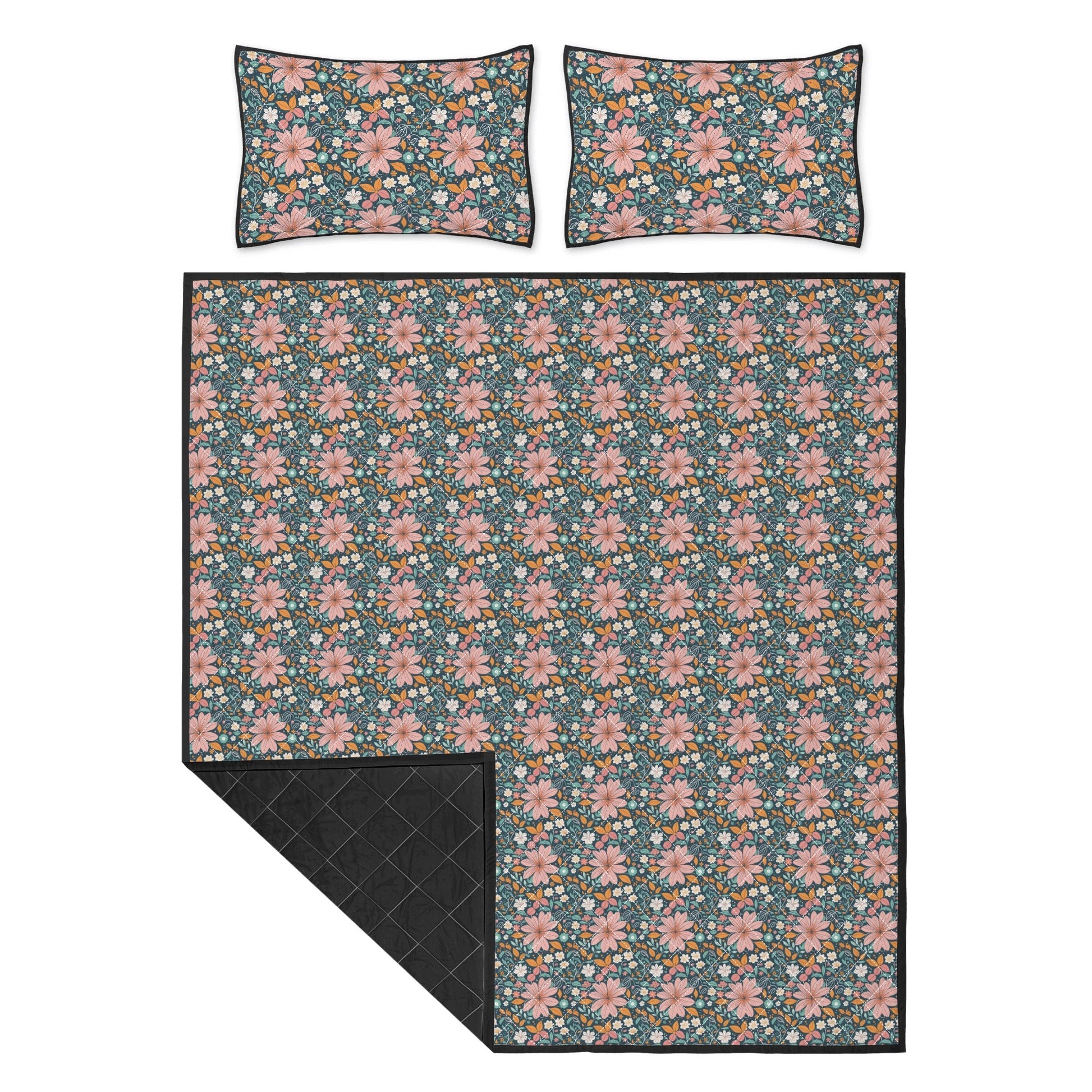 Wild Flowers Quilt Bedding Set - DeRose Seasonal