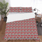 Red Leafy Roses Quilt Bedding Set - DeRose Seasonal