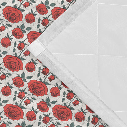 Red Roses Quilt Bedding Set - DeRose Seasonal