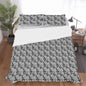 Black and White Daisys Quilt Bedding Set - DeRose Seasonal