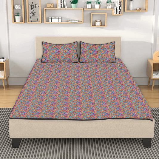 Floral Trippy Quilt Bedding Set - DeRose Seasonal