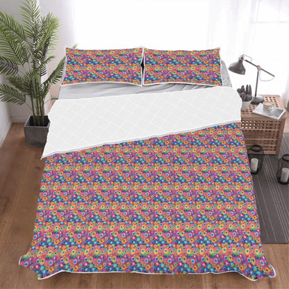 Daisy Tie-Dye Quilt Bedding Set - DeRose Seasonal